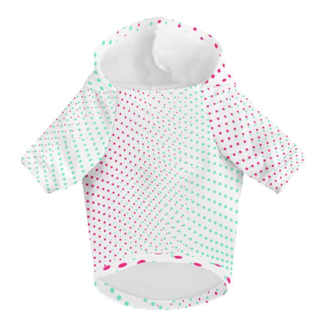 Preview: Hunde-Hoodie, Hundemotiv Bootsmann– bunte Popart, gemütlich, waschbar, Polyster